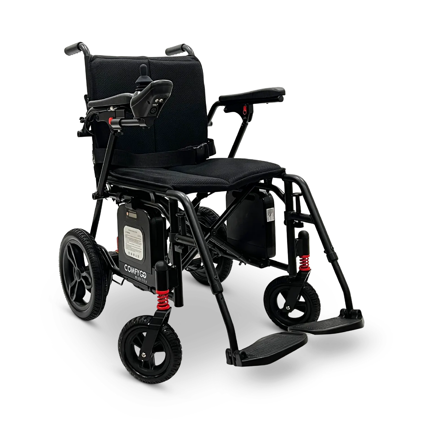 X-7 ComfyGO Lightweight Foldable Electric Wheelchair for Travel