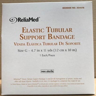ReliaMed Tubular Elastic Stretch Bandage, Size G, 4-1/2" x 11 yds. (Large Thigh) 1ct