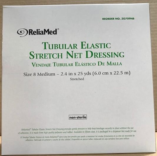 ReliaMed Tubular Elastic Stretch Net Dressing, Medium 24" - 33"  x 25 yds. (Chest, Back, Perineum and Axilla) 1ct