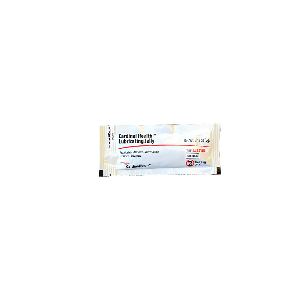 Cardinal Health Essentials Lubricating Jelly 5g Packet