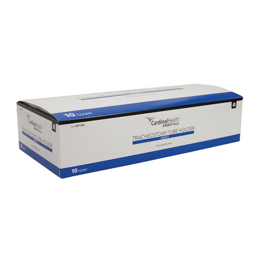 Cardinal Health Essentials Adult Two-Piece Tracheostomy Tube Holder with Velcro Closures