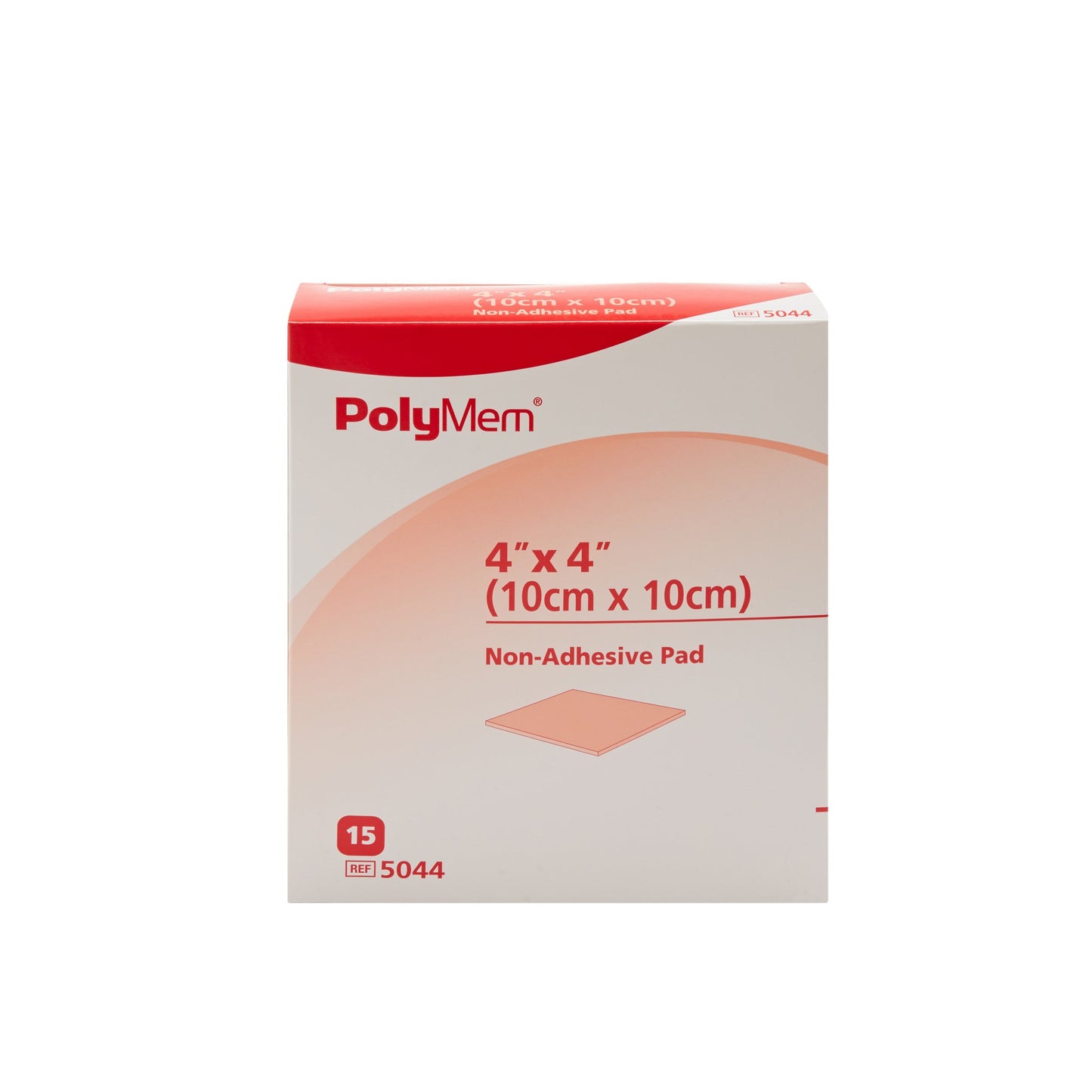 PolyMem® Foam Dressing Nonadhesive Without Border, 4 x 4 Inch
