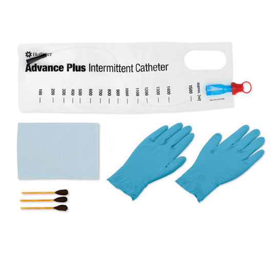 Plus™ PVC Intermittent Catheter Tray Advance, 14 Fr.
