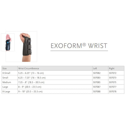 Ossur® Exoform® Right Wrist Brace
