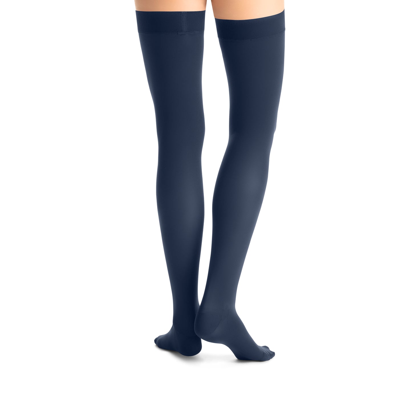 JOBST® Opaque Women's Thigh High 15-20 mmHg w/ Silicone Dot Top Band Compression Stockings Closed Toe