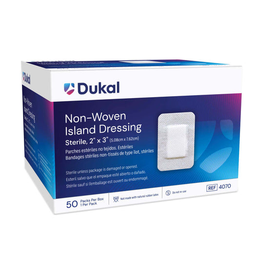 Dukal™ Island Dressing with Border, 2 x 3 Inch