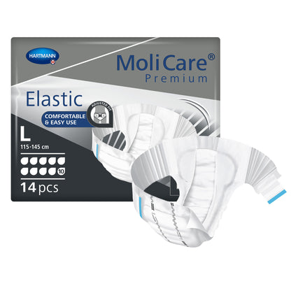 MoliCare® Premium Elastic 10 Drop Absorbency Incontinence Briefs