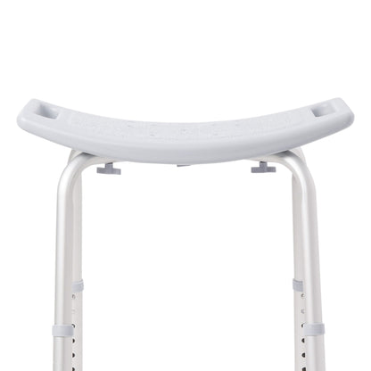 McKesson Aluminum Bath Bench Without Backrest, 15.5 – 19.5 Inch