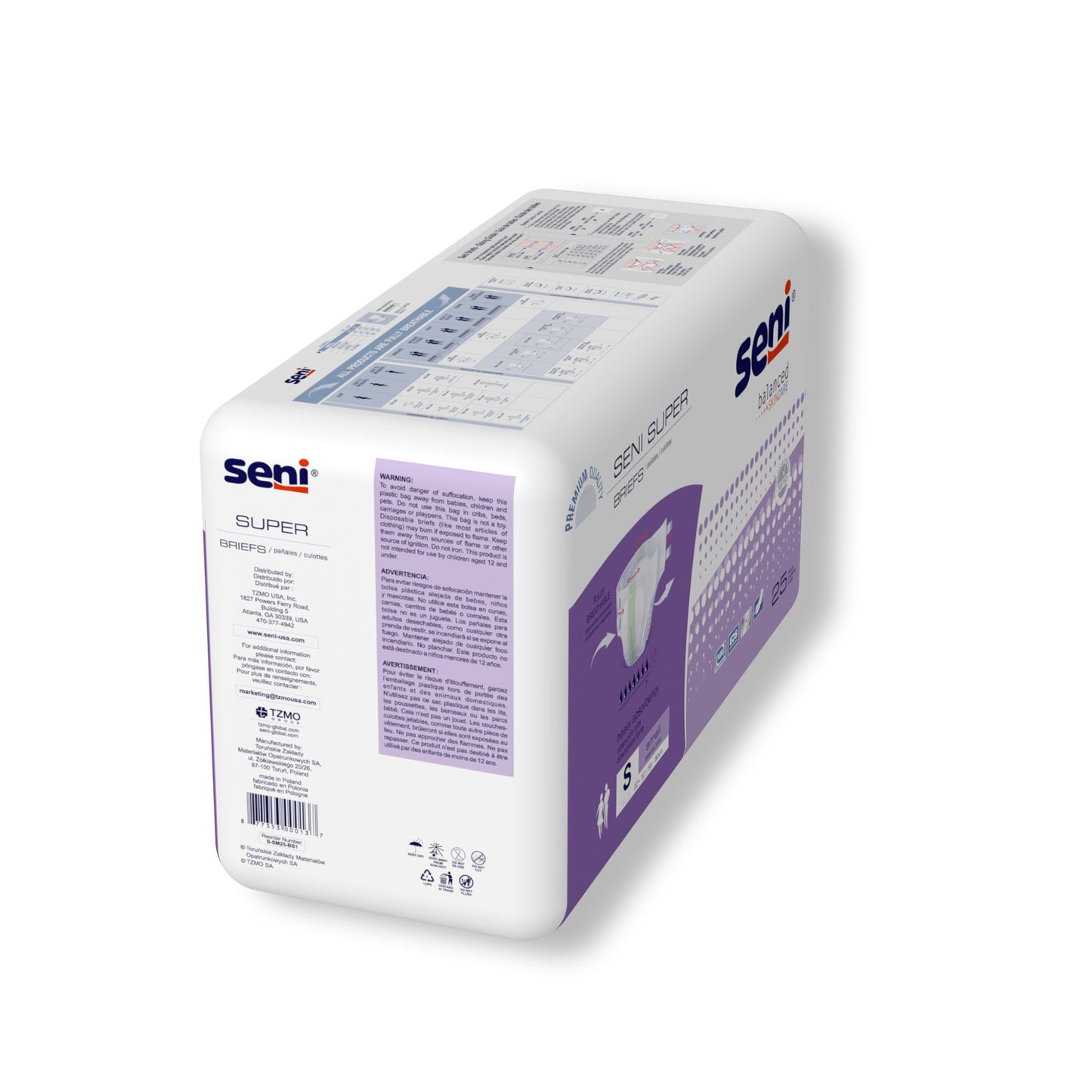 Seni® Super Heavy Absorbency Incontinence Brief