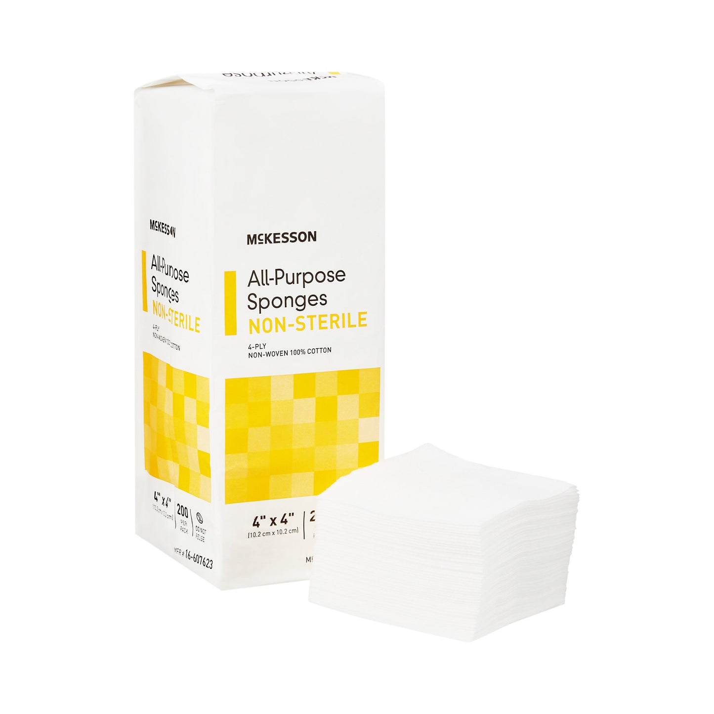McKesson Nonwoven Sponge, 4 x 4 Inch