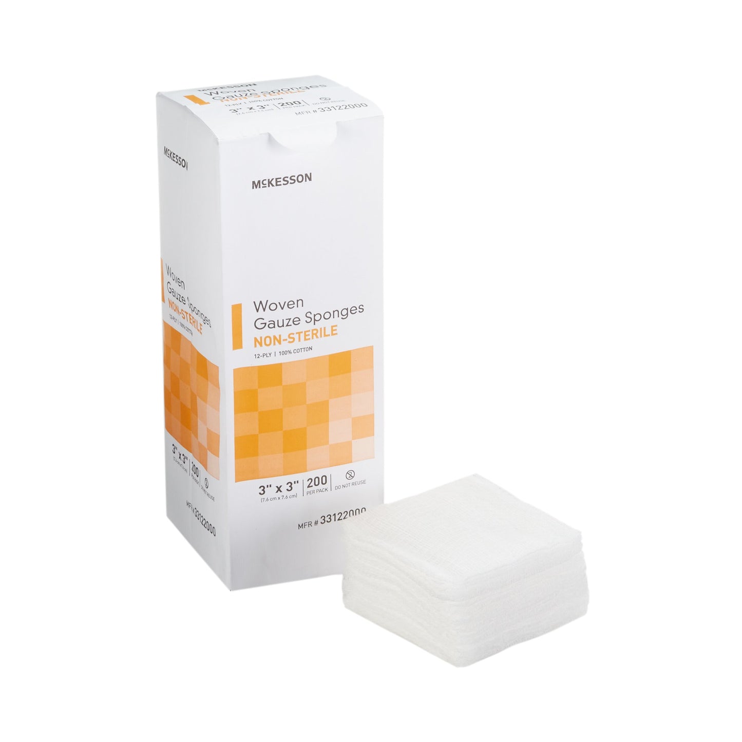 McKesson Gauze Sponge, 3 x 3 Inch