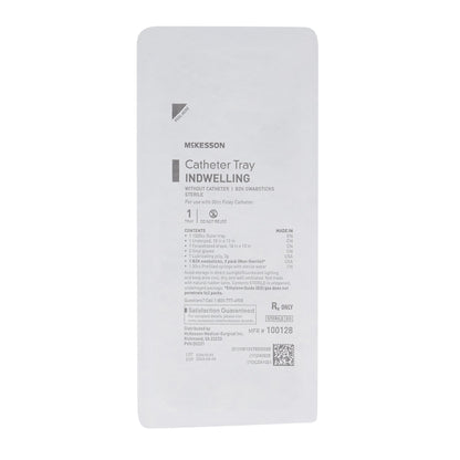 McKesson Indwelling Catheter Tray Without Catheter, BZK