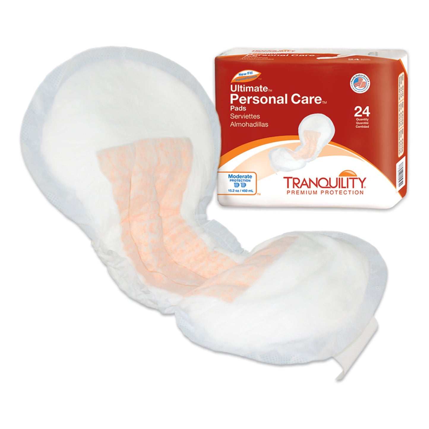 Tranquility® Ultimate Bladder Control Pad, 6.5 x 13.5 Inch