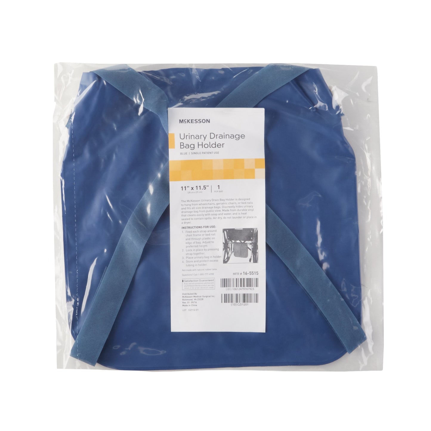 McKesson Urinary Bag Drainage Holder, Adjustable Straps