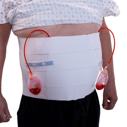 Dale® Four-Panel Abdominal Binder with EasyGrip™ Strip, 46 – 62 Inch Waist