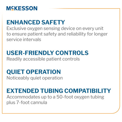 McKesson 5-Liter Compact Concentrator with Oxygen Sensing Device