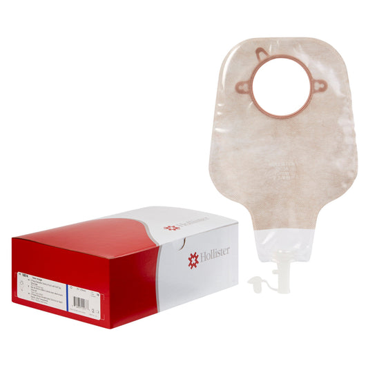 New Image™ Two-Piece Drainable Ultra-Clear Ostomy Pouch, 12 Inch Length