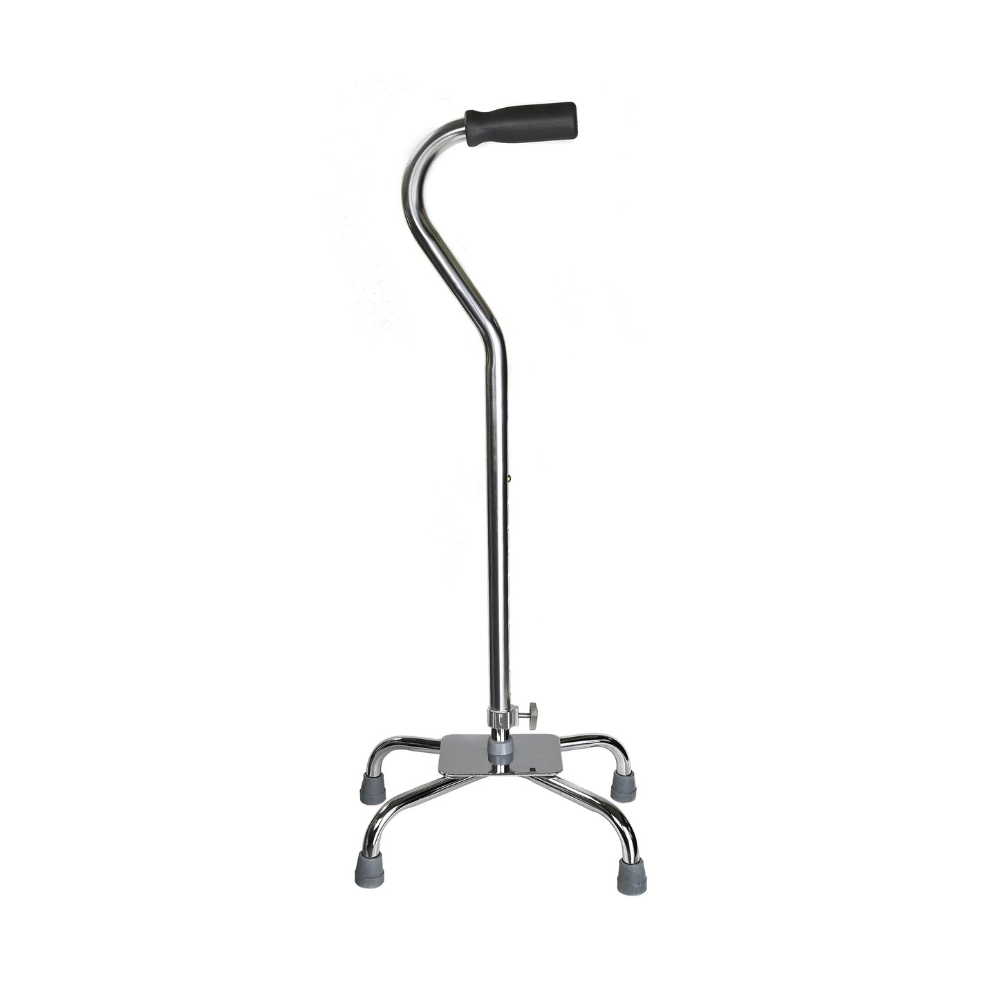 McKesson Steel Chrome Offset Quad Cane, 29 – 37.5 Inch