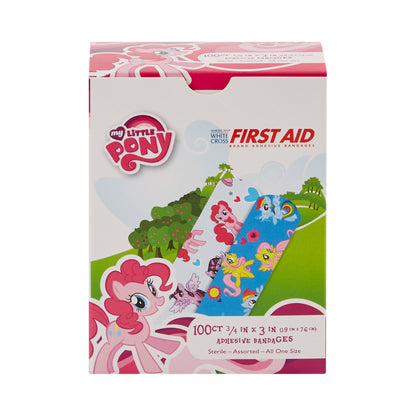 American® White Cross Stat Strip® My Little Pony Kid Design Adhesive Strip