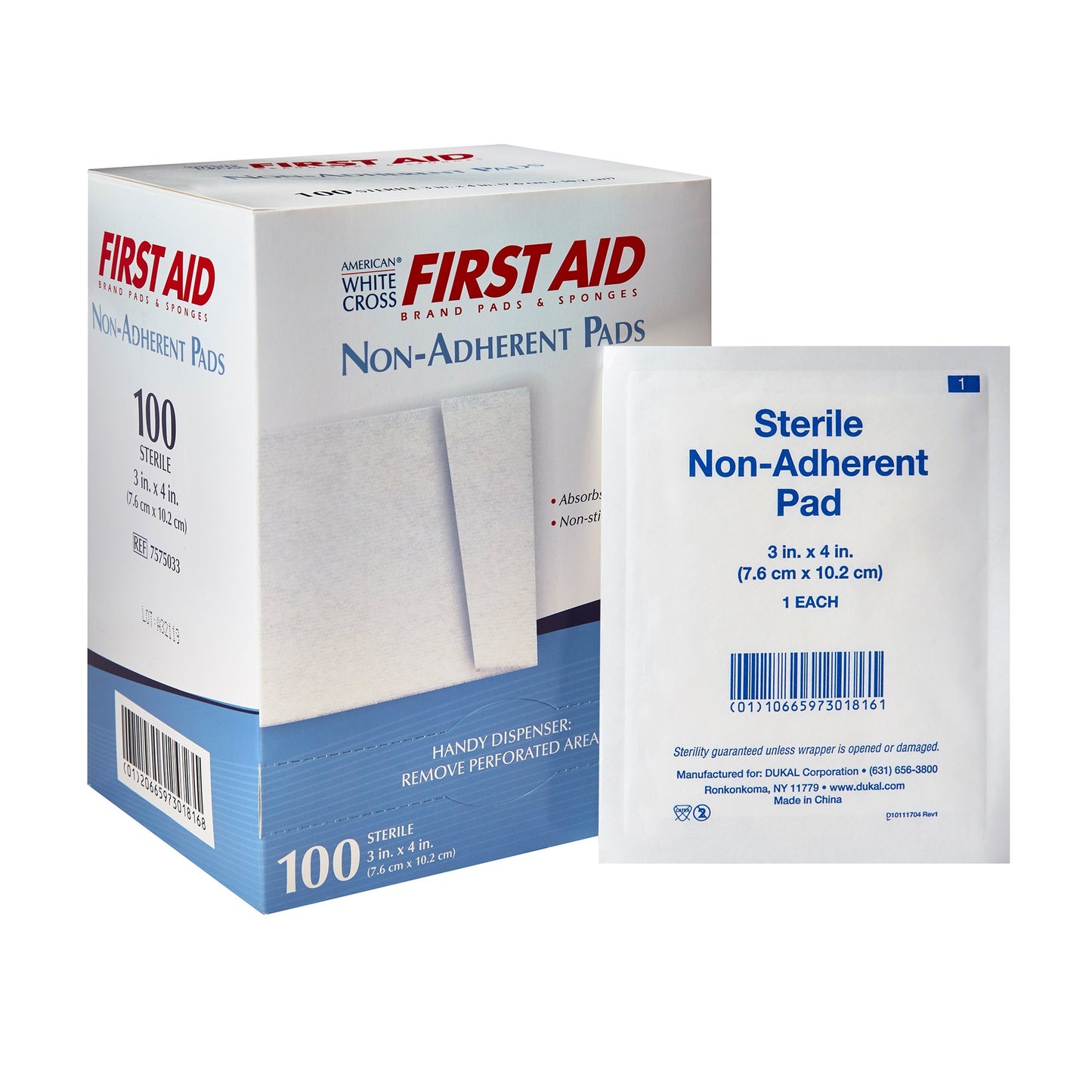 American® White Cross Nonadherent Dressing