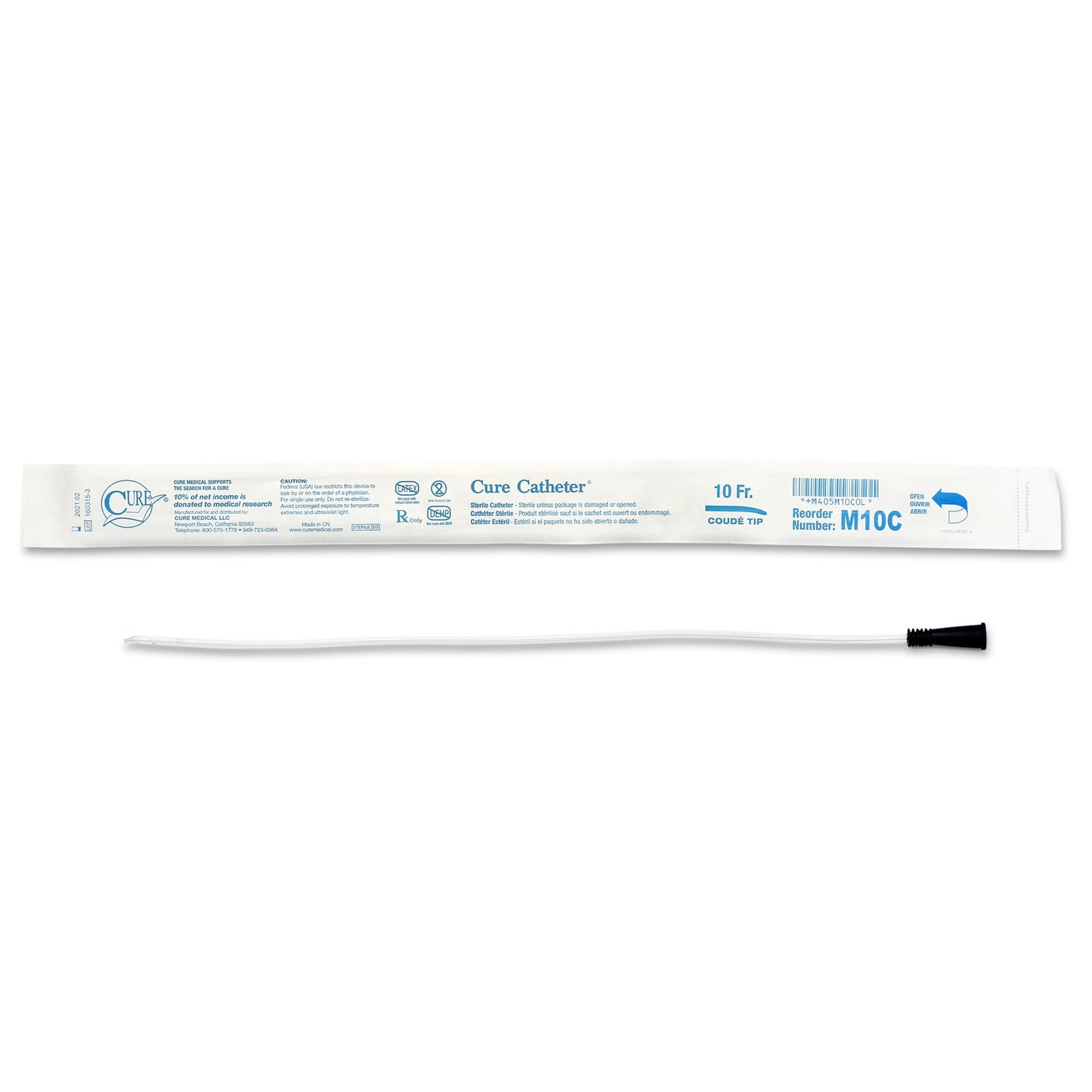 Cure Catheter™ Urethral Catheter, Male