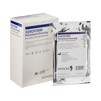 Gentell - Xeroform Petrolatum Impregnated Dressing, 5 x 9 Inch