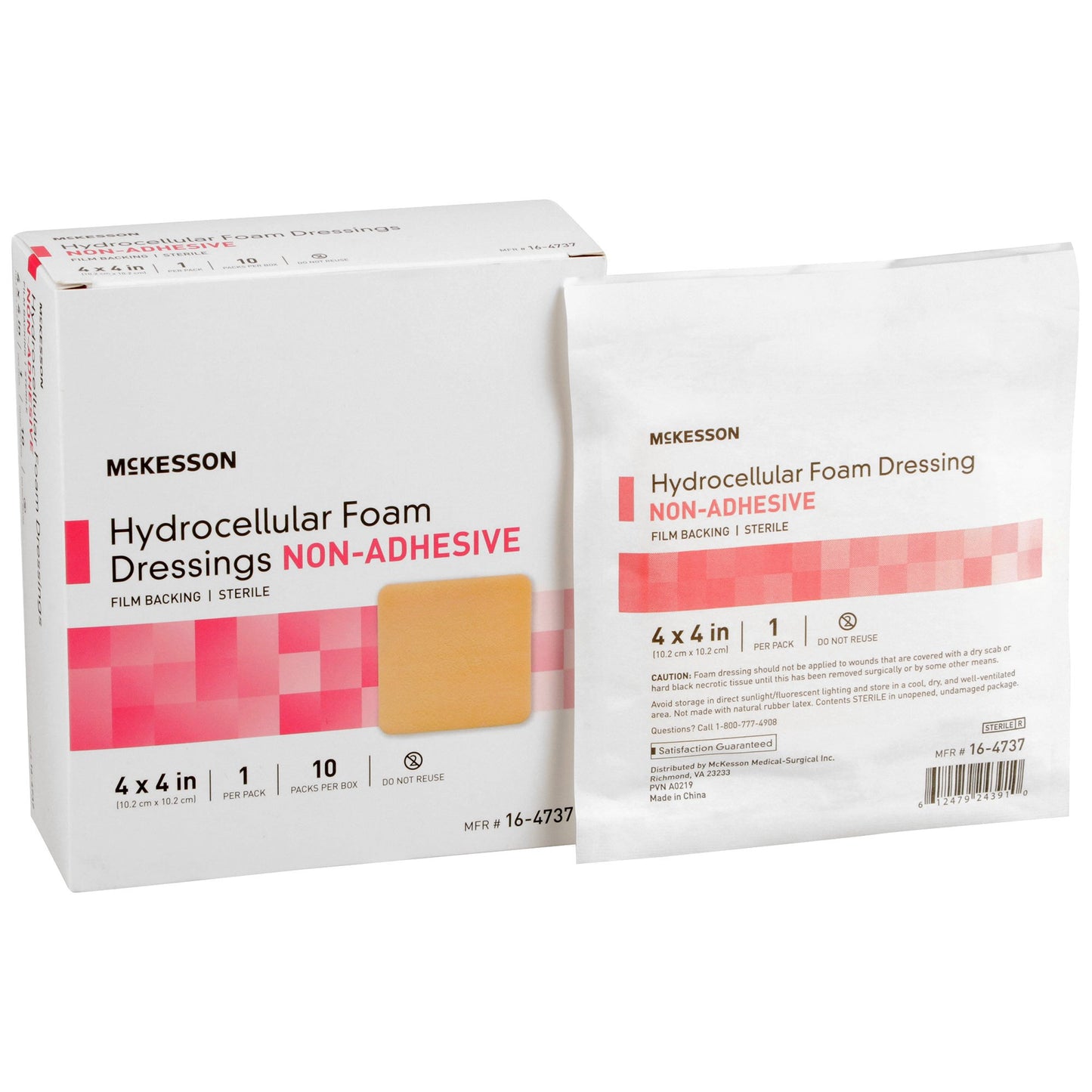 McKesson Nonadhesive without Border Foam Dressing