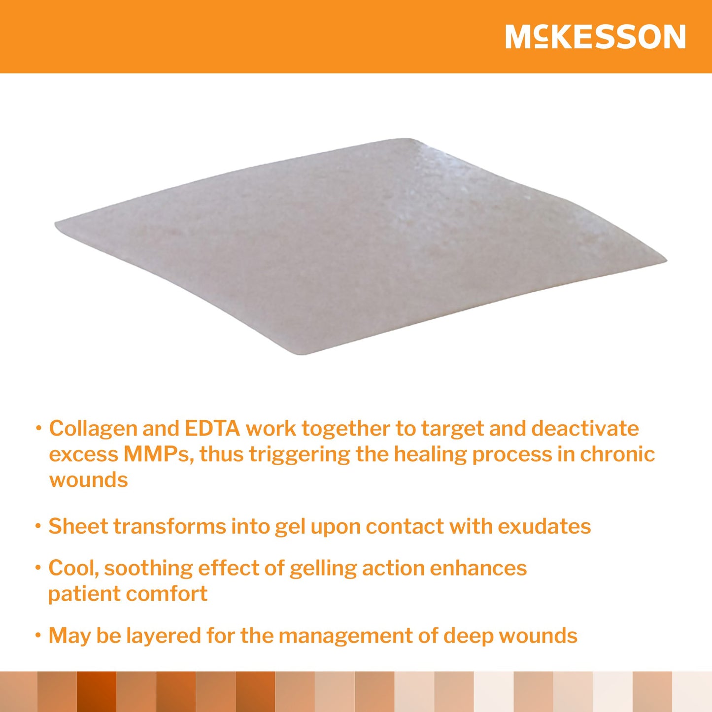 McKesson Collagen Dressing, 4 x 4 Inch