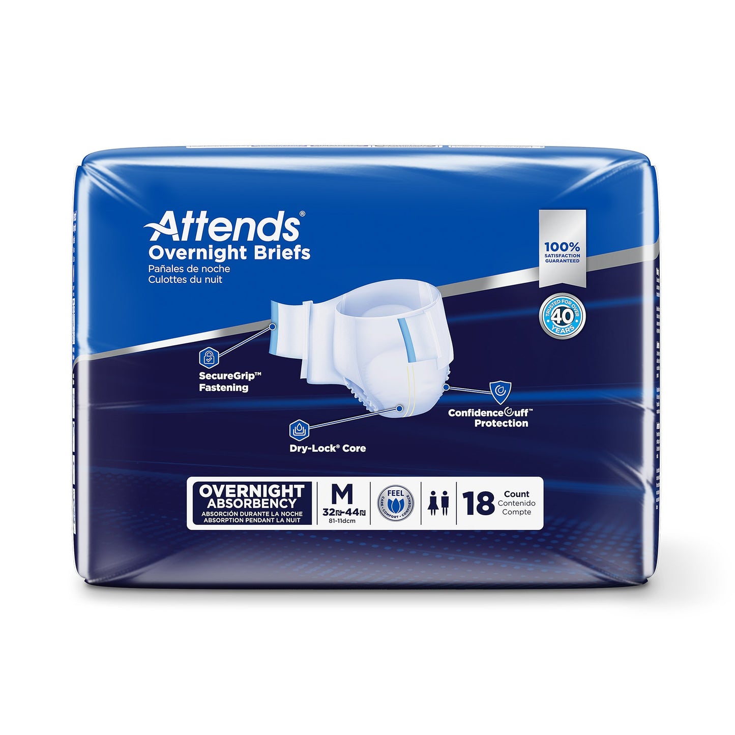 Attends® Briefs with Overnight Protection
