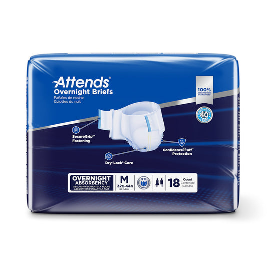 Attends® Briefs with Overnight Protection