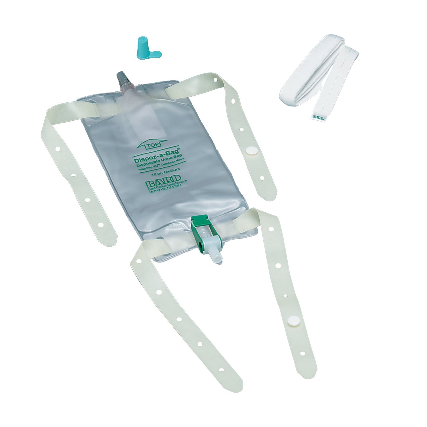 Bard® Dispoz-a-Bag® Urinary Leg Bag, 19 oz
