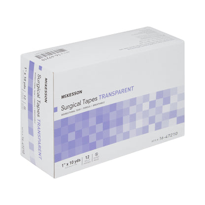 McKesson Plastic Medical Tape, Transparent
