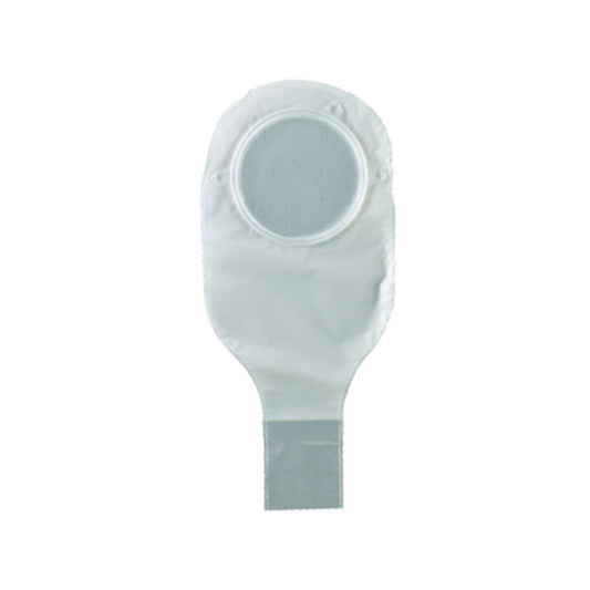 Sur-Fit Natura® Two-Piece Drainable Transparent Colostomy Pouch, 14 Inch Length