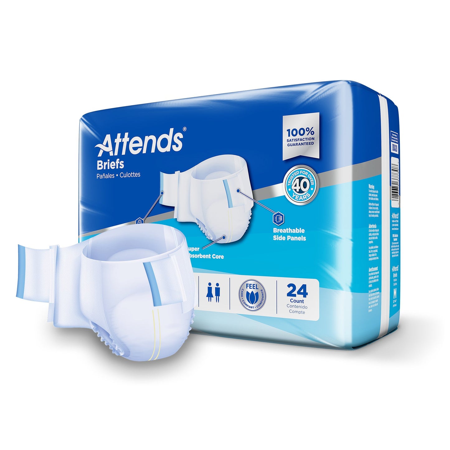 Attends® Briefs, Adult