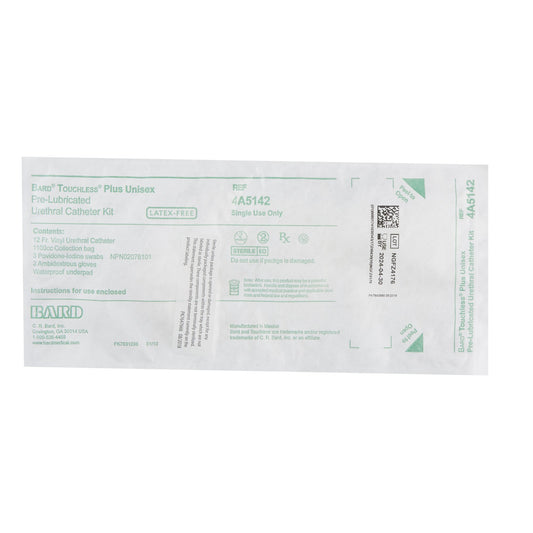Touchless® Plus Intermittent Catheter Kit, Vinyl