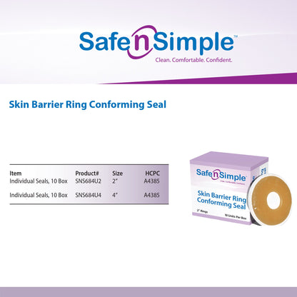 Safe n Simple™ Adhesive Barrier Ring