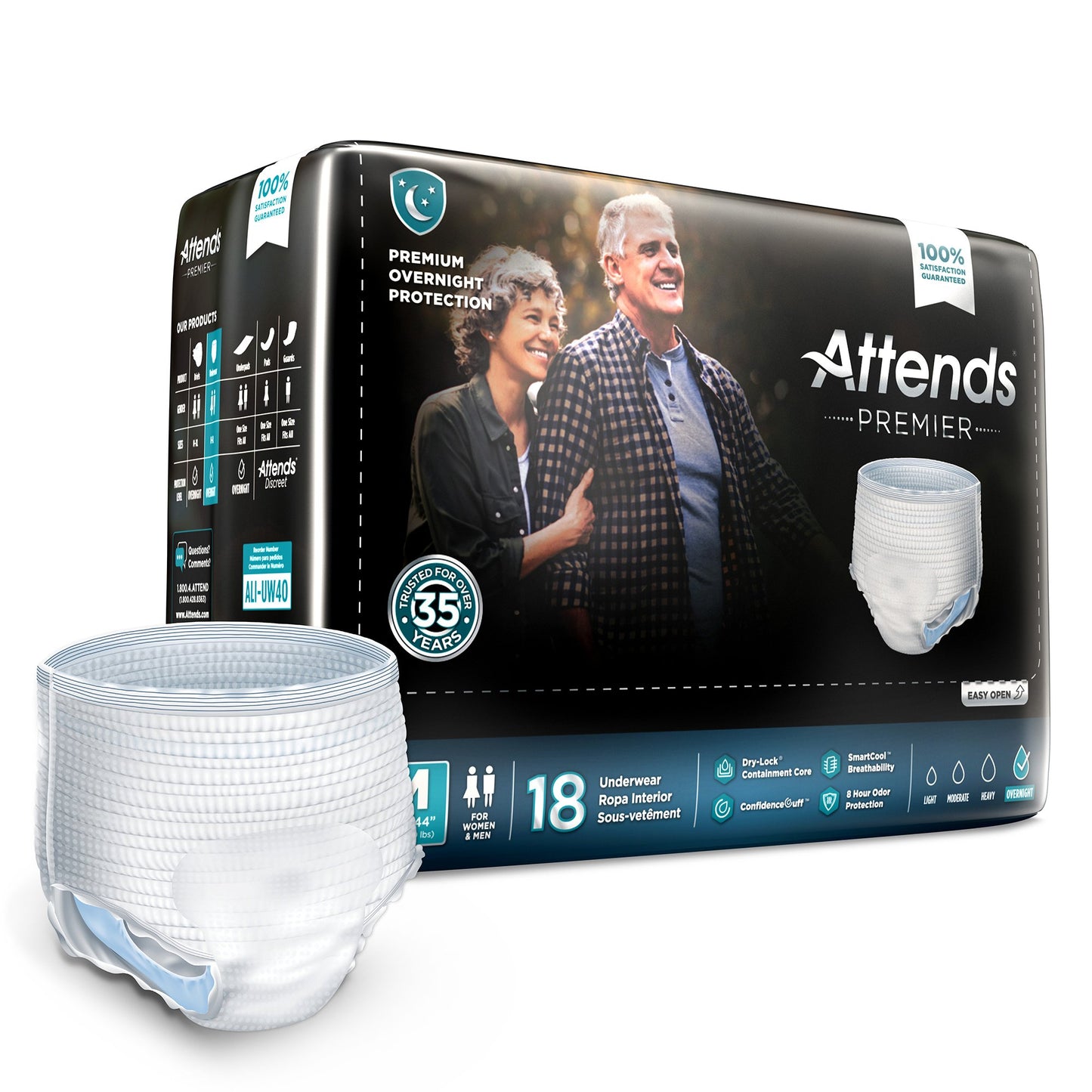 Attends® Premier™ Underwear, Medium