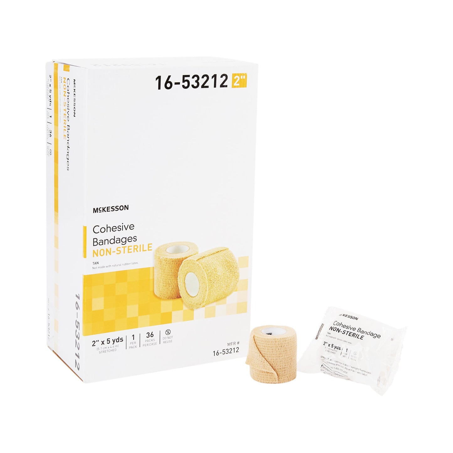 McKesson Self-adherent Closure Cohesive Bandage, Tan