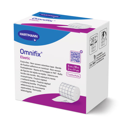 Omnifix® Elastic Dressing Retention Tape with Liner, 2 Inch x 10 Yard