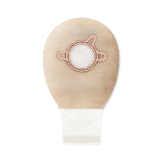 New Image™ Two-Piece Beige Ostomy Pouch, Pre-cut to Fit 44 mm