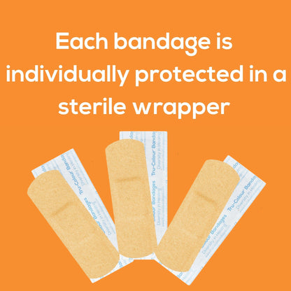 Tru-Colour® Beige / Olive / Brown / Dark Brown Skin Tone Bandages