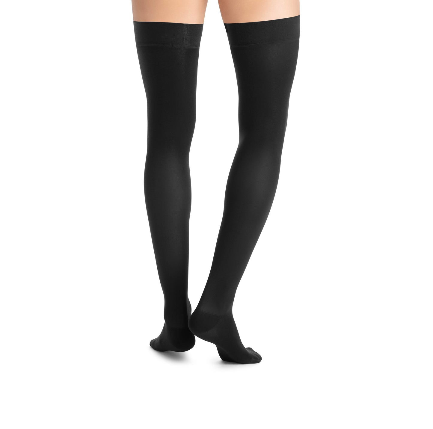 JOBST® UltraSheer Women's Thigh High 15-20 mmHg w/ Silicone Dot Top Band Compression Stockings Closed Toe