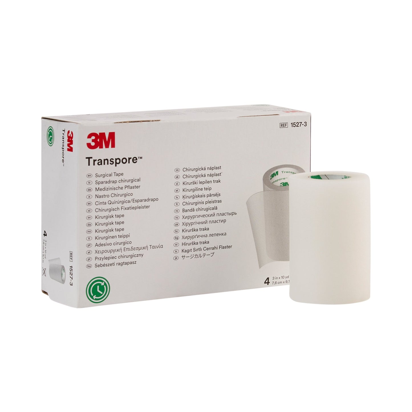 3M™ Transpore™ Plastic Medical Tape, 7 to 11 Yard Length