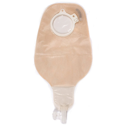Assura® Two-Piece High Output Transparent Ostomy Pouch, Red Match