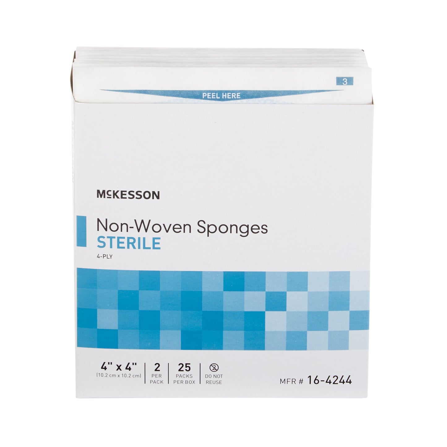 McKesson Nonwoven Sponge, 4 x 4 Inch