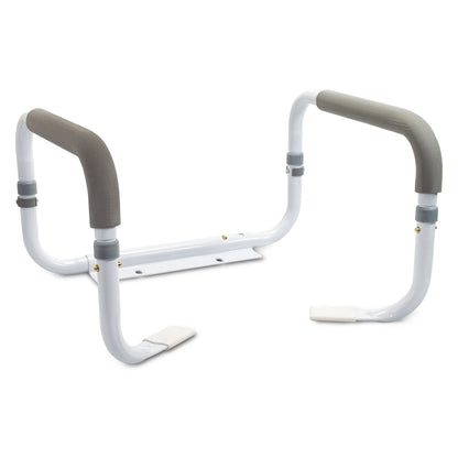 McKesson Toilet Safety Rail, White Steel