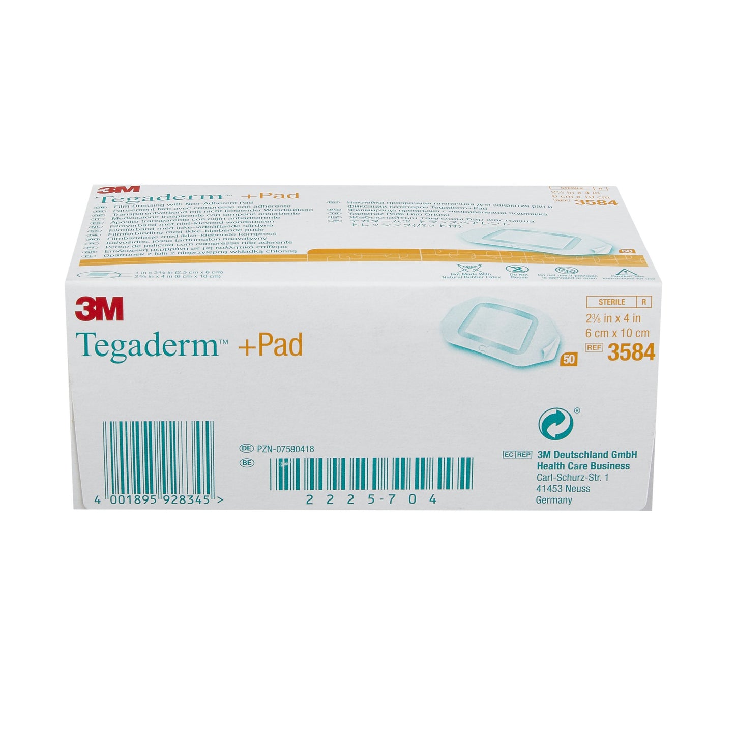3M™ Tegaderm™ Transparent Film Dressing with Pad