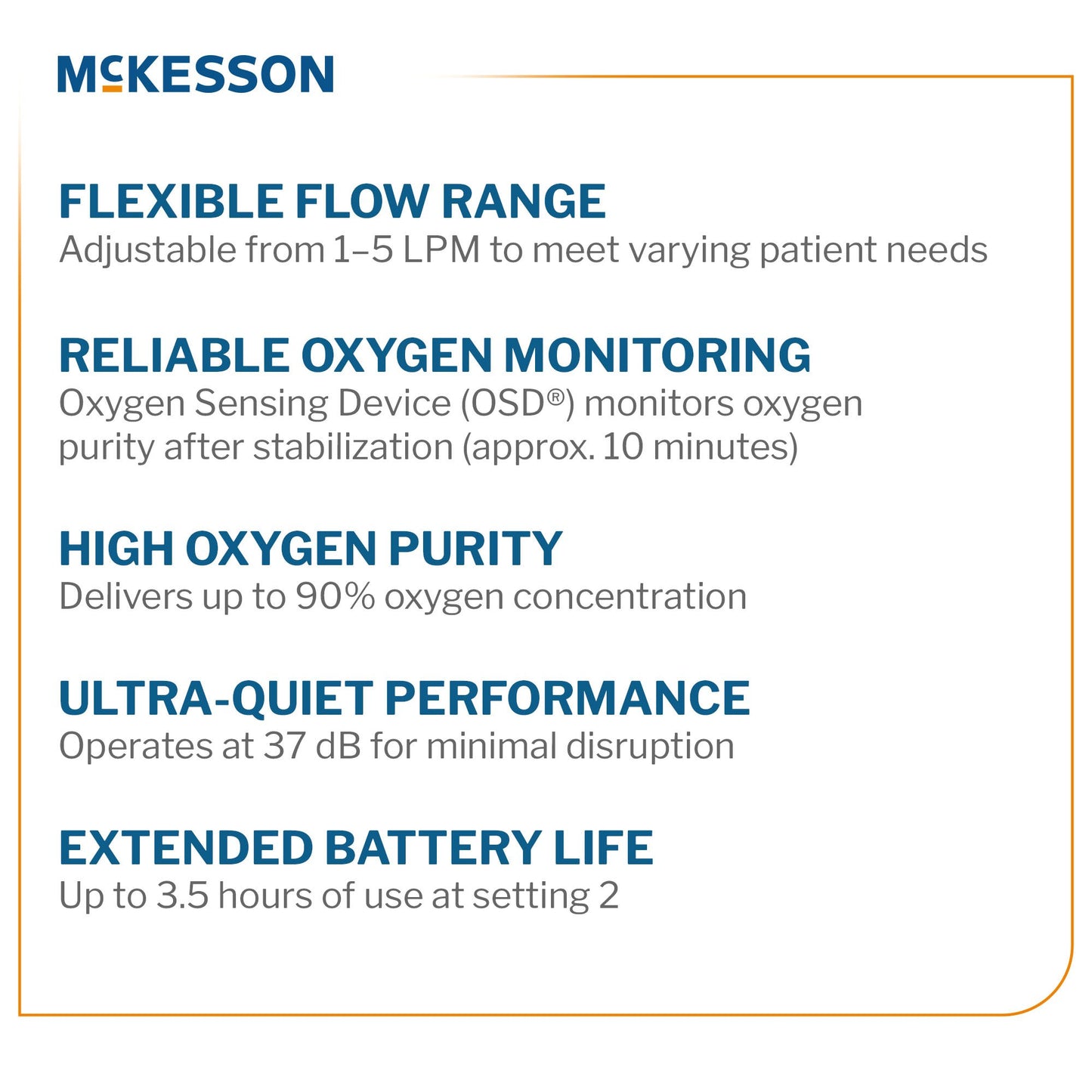 McKesson Oxygen Concentrator