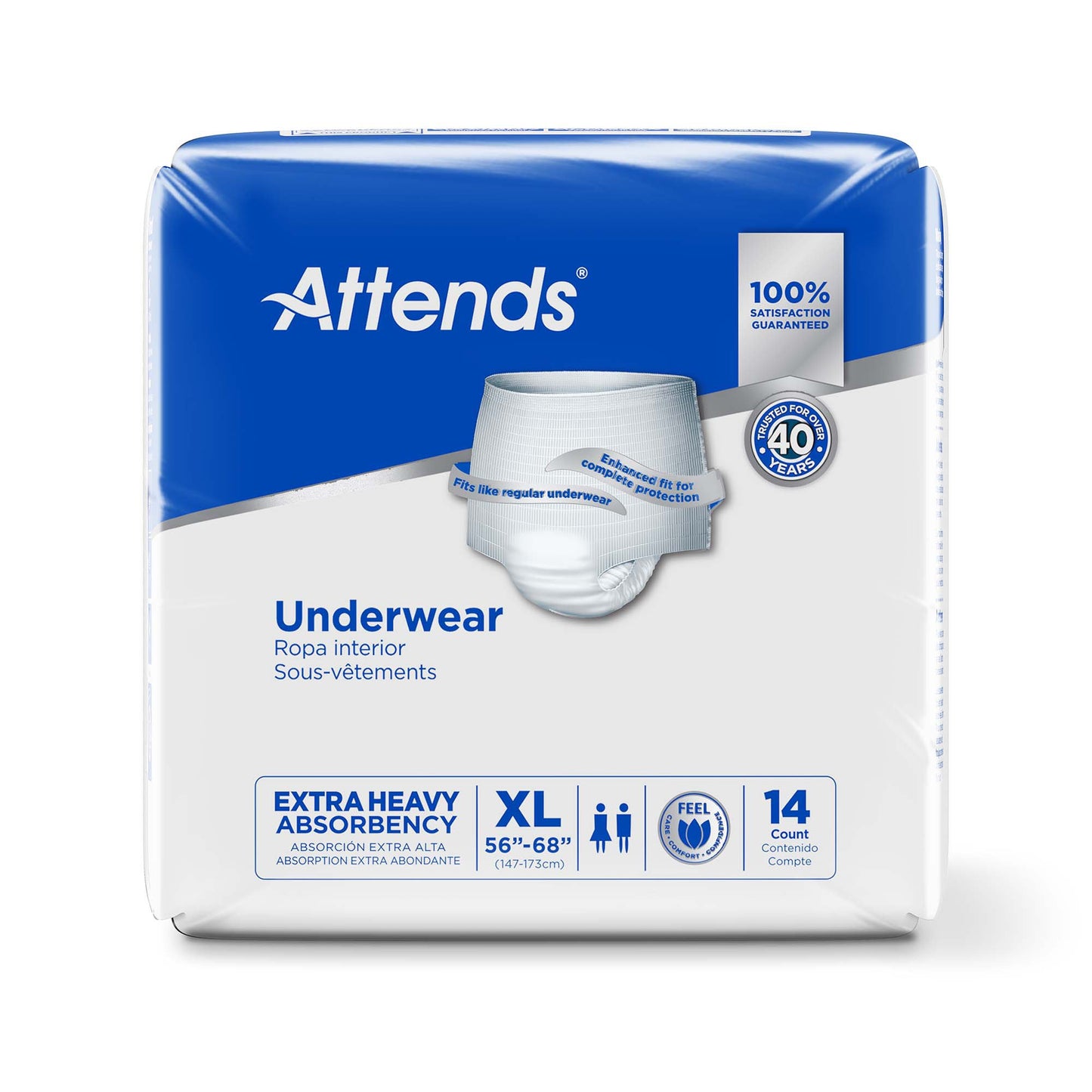 Attends® Care Moderate Absorbent Underwear, Extra Large