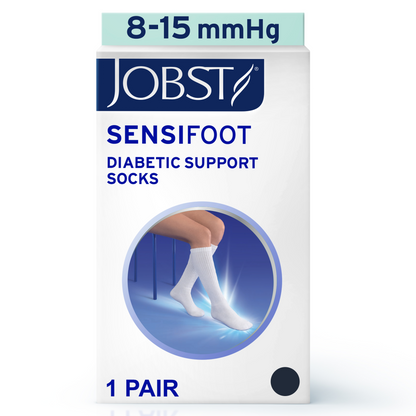 JOBST® SensiFoot™ Diabetic Knee High 8-15 mmHg Compression Socks Closed Toe